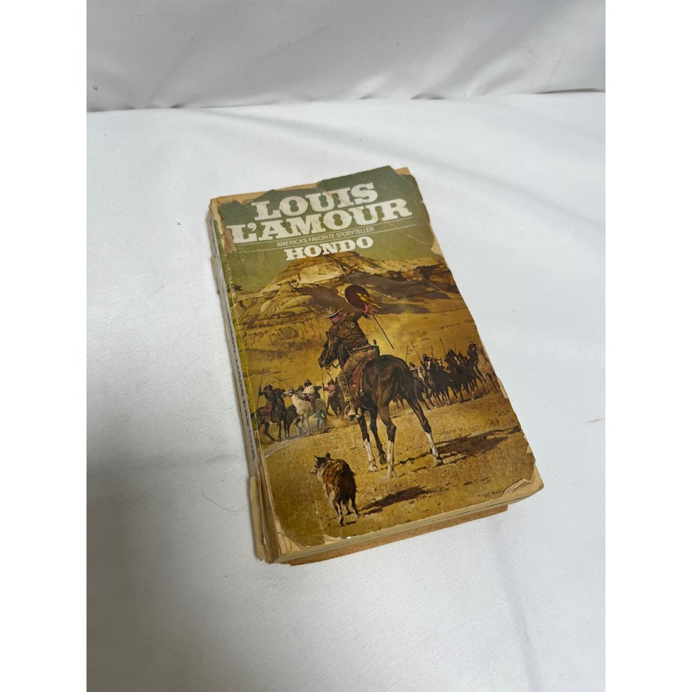 Hondo by Louis L'Amour Vintage Western Paperback Book Bantam 0-553-28090-2